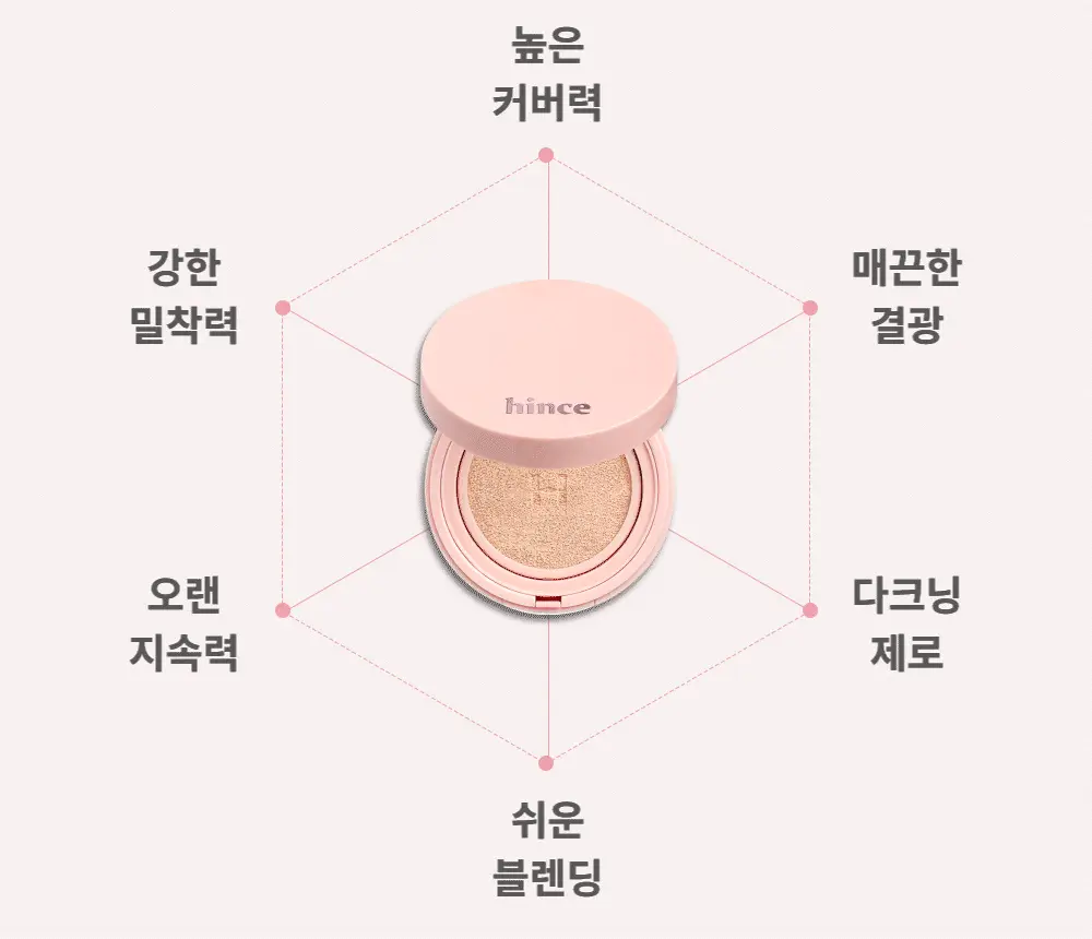 [오드스프링 에디션] 힌스 커버 마스터 핑크 쿠션 한정 기획 (+리필+헤어핀+빗키링 증정) 상세페이지 23